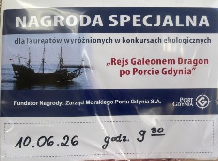 Rejs Galeonem Dragon po Porcie Gdynia