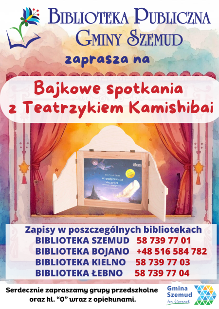 Spotkania warsztatowe w bibliotece dla dzieci przedszkolnych kl. 0 i kl. I